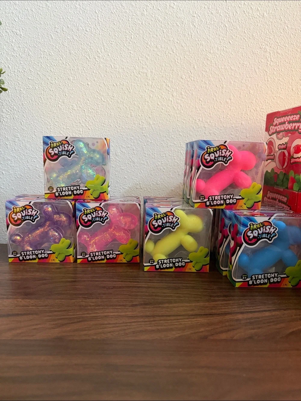 Stretchy B'loon Dog Toy - many color options.  VIRAL TOY